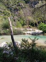 río acherontas explorando grecia vacaciones estado de ánimo verano viajando increíble fondo de paisaje de naturaleza griega en impresiones de gran tamaño de alta calidad foto