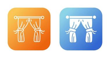 Curtains Vector Icon