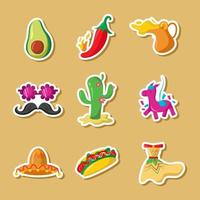 Cinco de Mayo Sticker vector