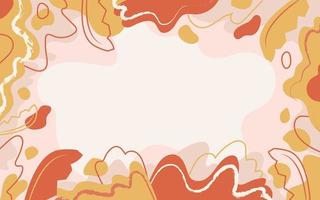 Hand drawn abstract doodle background vector