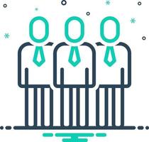 mix icon for public vector