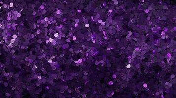 Purple Glitter Abstract Background. Glamour purple rhinestones photo