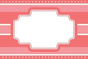 abstract shape background, with empty space in the middle. template for the design of birthday greeting cards, invitations, valentine's day vector