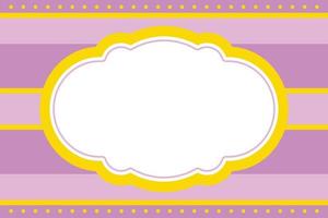 abstract shape background, with empty space in the middle. template for the design of birthday greeting cards, invitations, valentine's day vector
