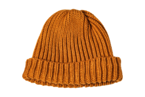 marron neige chapeau isolé sur une transparent Contexte png