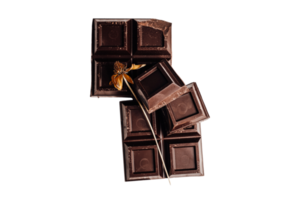 chocolate bar aislado en un transparente antecedentes png