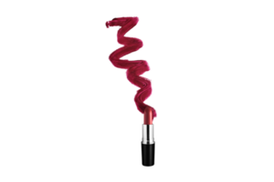 Red lipstick isolated on a transparent background png
