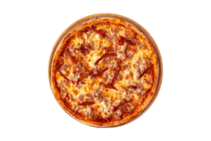 pimenton Pizza aislado en un transparente antecedentes png