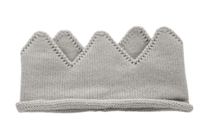 Gray baby head band isolated on a transparent background png