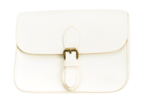 White purse isolated on a transparent background png