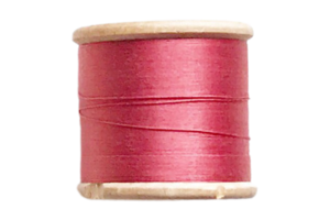 Red thread isolated on a transparent background png