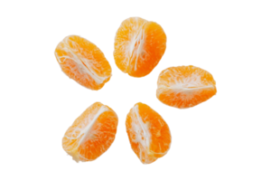 Tangerine isolated on a transparent background png