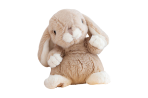 Green rabbit toy isolated on a transparent background png