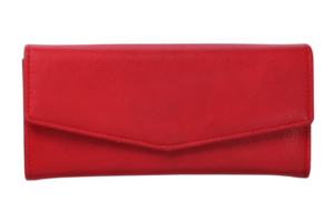 Red wallet isolated on a transparent background png