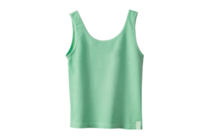 Green shirt isolated on a transparent background png