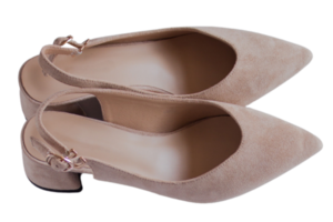 beige talons isolé sur une transparent Contexte png