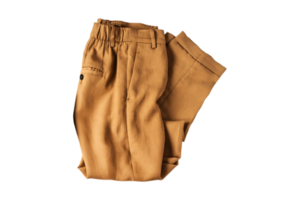 Brown pants isolated on a transparent background png