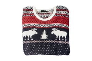 Weihnachten Sweatshirt isoliert auf ein transparent Hintergrund png