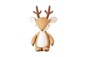 Brown baby toy isolated on a transparent background png