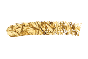Golden decoration isolated on a transparent background png
