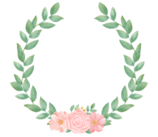 Aquarell Süss Blumen- Ornament Dekoration Blume Strauß Gemälde png