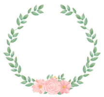 Aquarell Süss Blumen- Ornament Dekoration Blume Strauß Gemälde png