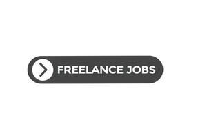 freelance jobs vectors.sign label bubble speech freelance jobs vector