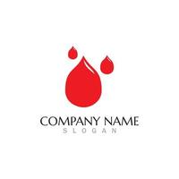 Blood drop donor vector icon