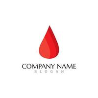 Blood drop donor vector icon