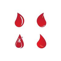 Blood drop donor vector icon