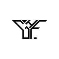 diseño creativo del logotipo de la letra ghf con gráfico vectorial, logotipo simple y moderno de ghf. vector