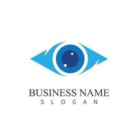 Eye Care vector logo design