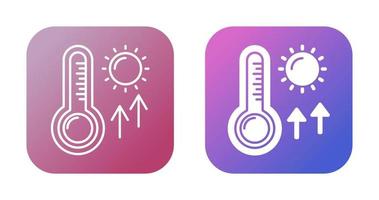 High Temperatures Vector Icon