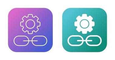 Link Setting Vector Icon