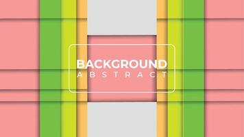 abstract background of colorful paper stack vector