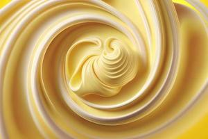 Realistic mayonnaise swirl. Delicious background photo