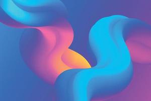 Abstract fluid Wave Gradient Liquid Background Free Vector