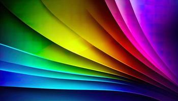 Wallpaper with rainbow gradient colors. photo