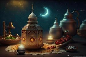 Beautiful backgroumd for Ramadan. photo
