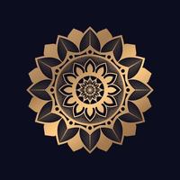 luxurious Golden mandala background design vector