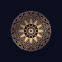 Gradient mandala background design vector