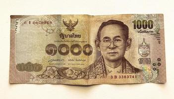 1,000 baht Thai baht bill photo