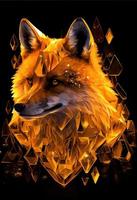 Fire fox logo. photo