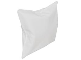 Mockup white square pillow. 3d render photo