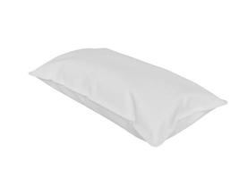 Mockup white rectangular pillow. 3d render photo