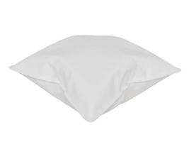 Mockup white square pillow. 3d render photo