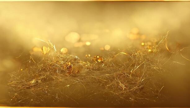 Golden Luxury background. Ai render photo