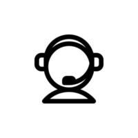 customer support icon vector