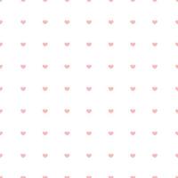 Cute pink hearts polka dot seamless pattern. Valentine's day, love, card, print, tag, label, wallpaper, background, banner, etc. vector