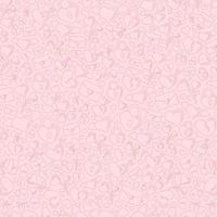 Valentines seamless pattern doodle background. Flat modern icons collage. Romance love themed label, tag, card, print, pattern, texture, etc. vector